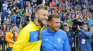 Андрей Ярмоленко и Андрей Шевченко