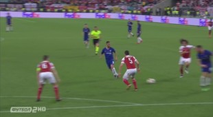 Челси - Арсенал - Видео гола Эден Азар, 72 минута смотреть онлайн