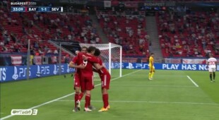Бавария - Севилья - Видео гола Goretzka L., 34 минута смотреть онлайн