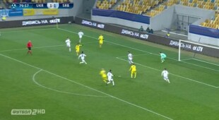 Украина U21 — Сербия U21. Лучшие моменты. 2-й тайм