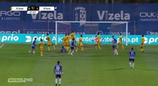 Визела - Порту - Видео гола Uribe M., 8 минута смотреть онлайн