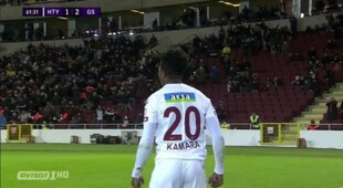 Hatayspor (Tur) - Галатасарай - Видео гола Kamara M., 62 минута смотреть онлайн