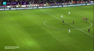 Hatayspor (Tur) - Галатасарай - Видео гола 4-2, 90 минута смотреть онлайн