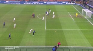 Интер  - Эмполи - Видео гола Sanchez A., 13 минута смотреть онлайн