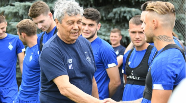 Мірча Луческу знайомиться з гравцями Динамо